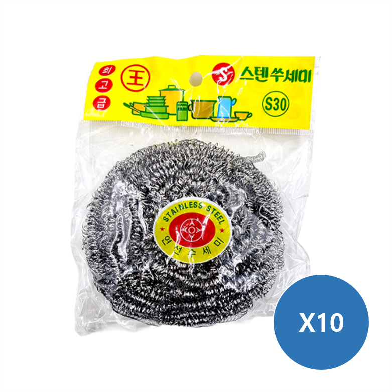 스탠 수세미 30g X 10개