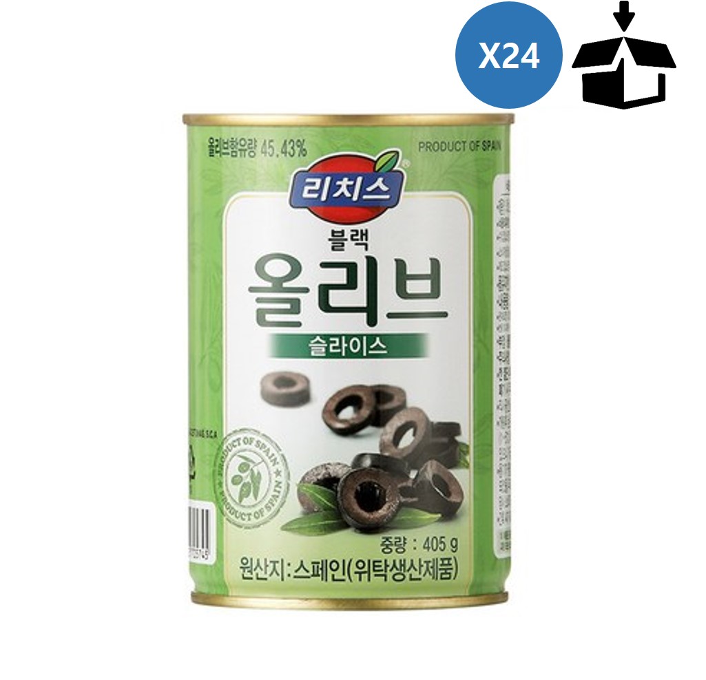 리치스 블랙 올리브 1BOX (405g X 24ea)