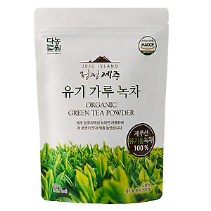 청정제주 유기 가루녹차 200g