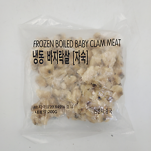 바지락살(자숙) 2kg (중국, 1BOX)