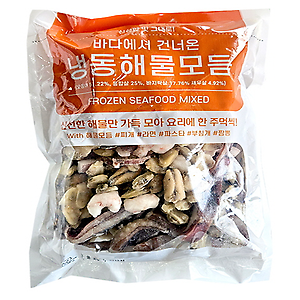 해물모듬 6kg (600g X 10ea, 중국)